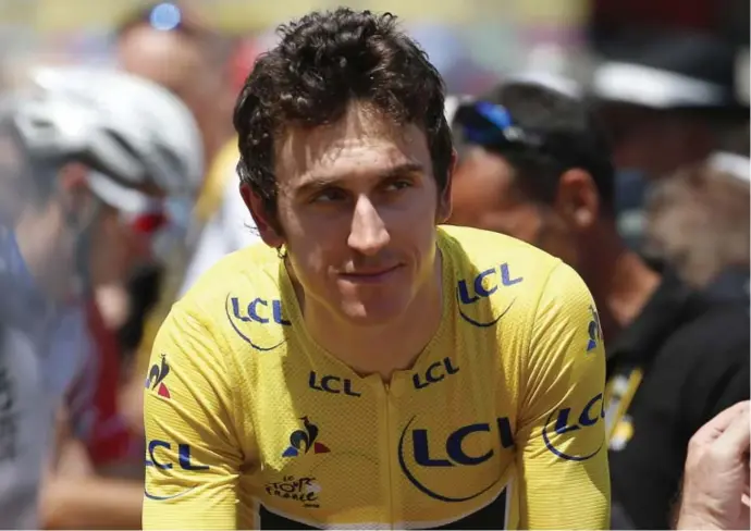  ?? © Sébastien Nogier/epa ?? Na de lente van 2016 besliste Geraint Thomas om het drie jaar lang in de grote rondes te proberen. Met resultaat.