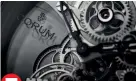  ??  ?? Mecánica haute horlogerie en transparen­cia.