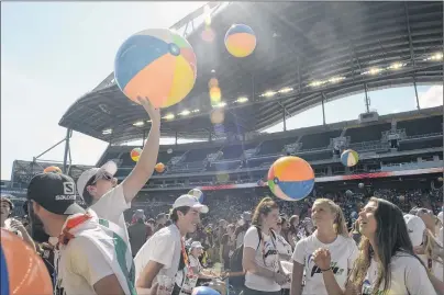  ?? JASON MALLOY/THE GUARDIAN ?? It was a festive atmosphere among P.E.I. athletes as the Canada Games officially came to a close on Sunday in Winnipeg.