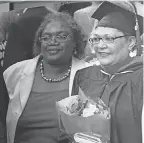  ?? FAMILY PHOTO ?? The Rev. Sharon Risher at her seminary graduation in Austin, Texas, in 2007 with her mother, Ethel Lee Lance.