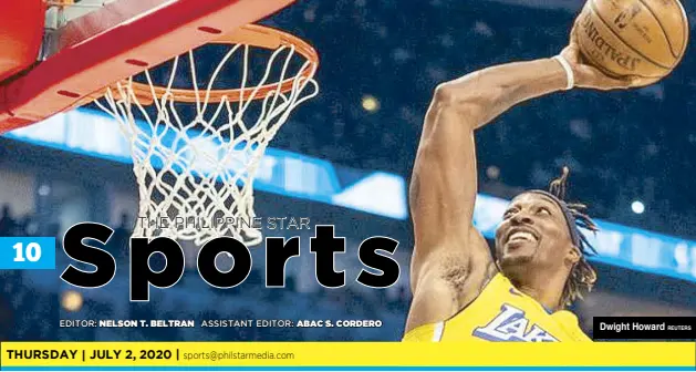  ?? REUTERS ?? Dwight Howard