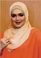  ??  ?? Siti Nurhaliza