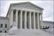  ?? J. SCOTT APPLEWHITE — THE ASSOCIATED PRESS FILE ?? The Supreme Court is seen on the first day of the new term Oct. 4 in Washington.