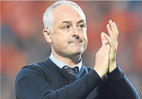  ?? Picture: SNS Group. ?? Ray McKinnon expects a big reaction from his United side against Inverness CT at Tannadice.
