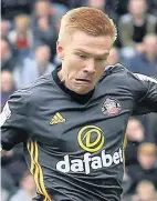  ??  ?? Duncan Watmore is back... as a centre-forward