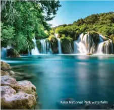  ??  ?? Krka National Park waterfalls