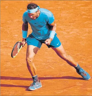  ?? FOTO: EFE ?? Rafa Nadal, en su undécima final de Roland Garros, tras haber ganado las diez anteriores, empezando en 2005
