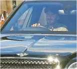  ??  ?? HANDS-ON Beckham driving his Bentley