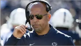  ?? THE ASSOCIATED PRESS ?? Penn State coach James Franklin is confident that college football will return in the fall. He, like many, just don’t know in what form.