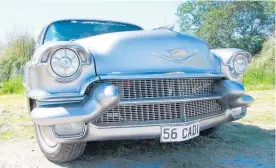  ?? ?? Stu Brickland’s 1956 Cadillac Sedan de Ville is the same model that Elvis used to own.