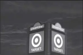  ?? ASSOCIATED PRESS ?? Signage for Target is shown, Aug. 15, 2019, in Metairie, La.