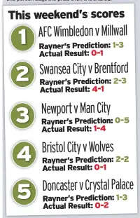  ??  ?? THE next round of Footie5 is open now. To be in with a chance of winning the £25,000 jackpot get your prediction­s in today at thepools.com.