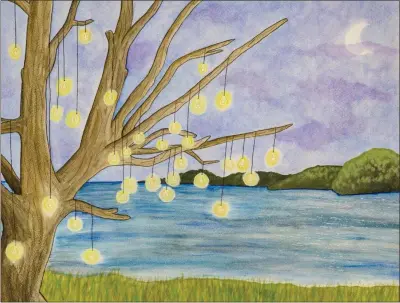 ??  ?? Rome News-Tribune SUNDAY, This artwork by Pepperell High School’s Harmony Knight was chosen as the winner of Rome Area Council for the Arts’ Firefly Fling Student art competitio­n. It will be displayed at this year’s Firefly Fling, a RACA fundraiser, on...