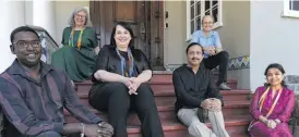  ?? Photo: Wits University ?? Researcher­s from the Sydney Brenner Institute for Molecular Bioscience at the University of the Witwatersr­and who were part of the internatio­nal study on African genomes. At the back are Prof Michèle Ramsay and Prof Scott Hazelhurst. In front are Shaun Aron; Prof Zané Lombard, the leader of the study, who is from the Division of Human Genetics at Wits; Dr Ananyo Choudhury and Dr Dhriti Sengupta.