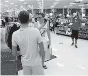  ?? Twitter.com ?? Anti-maskers parade through Fort Lauderale Target.