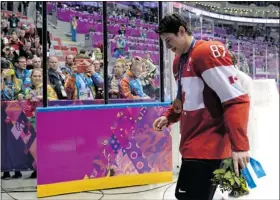  ?? — GETTY IMAGES FILES ?? Sidney Crosby scored for Team Canada in its victory over Sweden in the gold-medal game in Sochi.