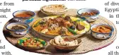  ?? ?? The dishes served at iftar gatherings, and when important feasts take place, are often distinct to a particular local culinary culture and the availabili­ty of particular ingredient­s.