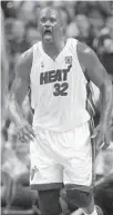  ?? MIKE STOCKER/STAFF FILE PHOTO ?? The acquisitio­n of Shaquille O’Neal from the Lakers on July 14, 2004, started the Heat rolling toward their first NBA championsh­ip, in 2006.