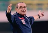  ??  ?? Tre stagioni a Napoli Sarri, 59, 6° tecnico italiano al Chelsea