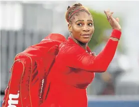  ?? Picture: EZRA SHAW/GETTY IMAGES/AFP ?? CRUSHING LOSS: Serena Williams waves to the crowd after she lost her match to Johanna Konta at the Mubadala Silicon Valley Classic in San Jose, California