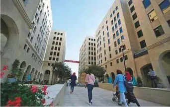  ?? AFP ?? So far only around 3,000 people live in the pristine rows of beige tower blocks in the new city of Rawabi. The first residents moved into Rawabi in 2015.