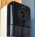  ?? JULIA GOMEZ/USA TODAY ?? A Wyze doorbell camera is attached to the wall next to a user's front door.