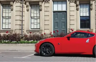  ??  ?? The 2016 Nissan 370Z remains a handsome car from any angle, with impressive performanc­e to boot. It can go from rest