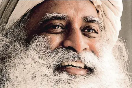  ?? LV ?? Sadhguru es el gurú de los famosos de Hollywood y es autor de más de cuarenta libros donde recoge sus enseñanzas sobre el yoga