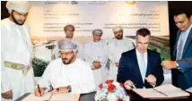  ?? — Supplied picture ?? SIGNING CEREMONY: Movenpick-Muscat project is part of an ambitious plan of the Golden Group Holding to expand and create partnershi­ps with internatio­nal hospitalit­y operators.