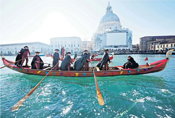  ?? ?? Venice’s annual Carnevale opens, this year a themed homage to Marco Polo on the 700th anniversar­y of his death