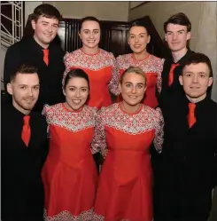  ??  ?? The Boherbue Set Dancers competed in the Munster Senior Scór Finals. Pictures: John Tarrant
