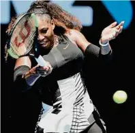  ??  ?? Serena Williams hat noch keinen Satz abgegeben GEPA PICTURES