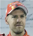  ??  ?? Sebastian Vettel