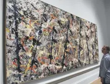  ??  ?? 0 Jackson Pollock’s painting Blue Poles sold for $2,000,000 on this day in 1973