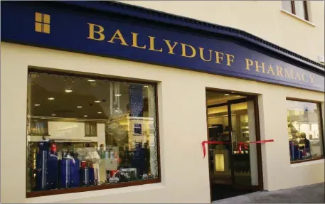  ??  ?? Plenty of Christmas gift ideas at Ballyduff Pharmacy.