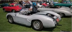  ??  ?? Below right: This 1954 Mistralbod­ied Porsche, one of only two known to exist, was raced throughout the Kansas City region in the late 1950s through to the early 1960s