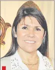  ??  ?? Celeste Amarilla viuda de Boccia fue tajante y llevó a Hirán Delgado ante la justicia.