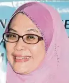  ??  ?? Datin Paduka Dr Hasni Hanapi