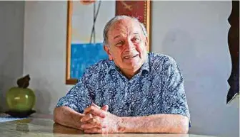  ?? SALDARRIAG­A. ?? El escritor Gustavo Álvarez Gardeazába­l recibirá un homenaje por los 50 años de su novela.
