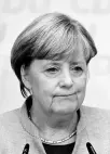  ??  ?? Angela Merkel