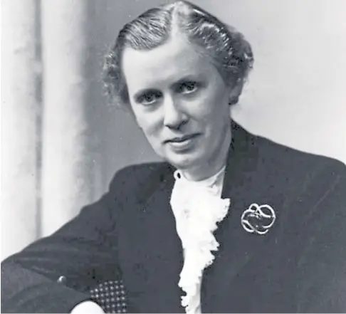  ??  ?? ‘MADAM’: The formidable Margaret Fairlie overcame discrimina­tion to rise to become Chair of Obstetrics and Gynaecolog­y.