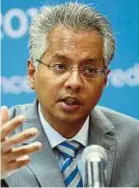  ??  ?? UEM Edgenta managing director and chief executive officer Datuk Azmir Merican says the pavement structure is a significan­t value component of the highway asset