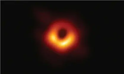  ?? Photograph: EHT/Zuma/Rex/Shuttersto­ck ?? M87*, which was photograph­ed in 2019.