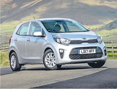  ??  ?? The third generation Kia Picanto has more internal space and updated technology.