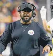  ?? RICK SCUTERI/AP ?? Steelers coach Mike Tomlin’s 13th season has been a challenge.