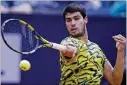  ?? ANDREW MEDICHINI/AP ?? Top seed Carlos Alcaraz is looking for his second Grand Slam title after winning the U.S. Open in 2022.