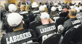  ?? Las Vegas Review-journal ?? Four members of Laborers Local 872 had accused the constructi­on union of unfairly keeping them from running in elections.