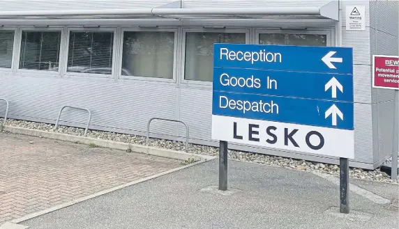  ?? ?? The offices and manufactur­ing centre of Lesko in Orton Southgate, Peterborou­gh.