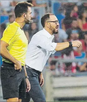  ?? FOTO: EFE ?? José Bordalás El técnico del Getafe teme las virtudes del equipo rojiblanco