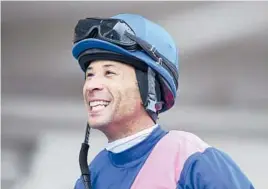  ?? NYRA/COAGLIANES­E VIA AP ?? Kendrick Carmouche will ride Bourbonic in Saturday’s Kentucky Derby. Only a handful of Black jockeys have been part of the Triple Crown race in the last century.